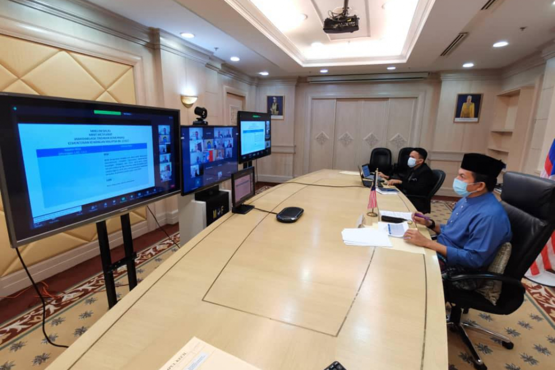 Mesyuarat Timbalan Menteri Kewangan II Bersama Pegawai-pegawai Kanan Agensi Di Bawah MOF